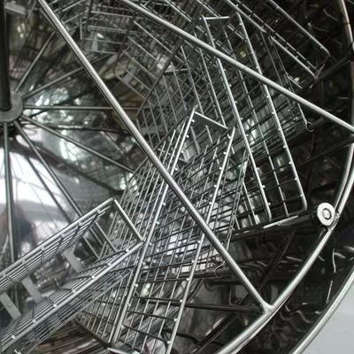 Centrifuga apicola reversibila inox 12 rame multietajat electrica 220V semiautomata Lyson picture - 3