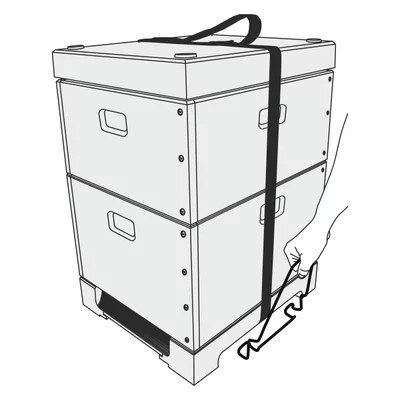 Manere metalice pentru prinderea si manipularea stupului de poliuretan FAROSTUP