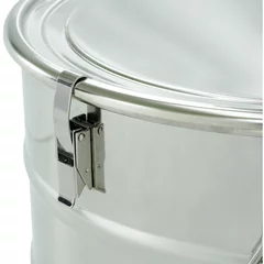 Maturator din inox, 300 l, canea inox, cleme prindere capac si garnitura silicon, manere, Classic Line picture - 4