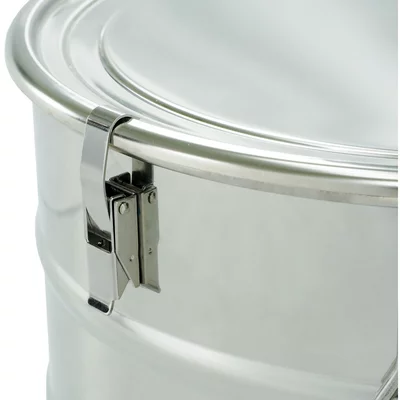 Maturator din inox, 300 l, canea inox, cleme prindere capac si garnitura silicon, manere, Classic Line picture - 4