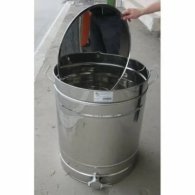 Maturator inox canea inox 280kg miere 200 litri cu manere Lyson picture - 2