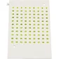 Numere fluorescente plastic pentru marcat matci Swienty