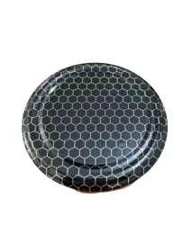 Capac borcan 370ml (TO 63) fagure negru