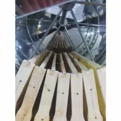 Centrifuga apicola radiala inox 42 / 42 / 18 rame electrica 220V actionare superioara semiautomata Lyson picture - 2