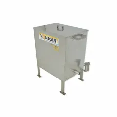 Topitor de ceara cu aburi din inox cu arzator, mare, Konigin picture - 1