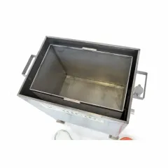 Topitor de ceara cu aburi din inox cu arzator, mare, Konigin picture - 2