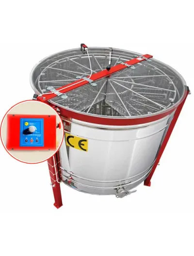Centrifuga apicola reversibila inox 12 rame cuib electrica 220V semiautomata Lyson