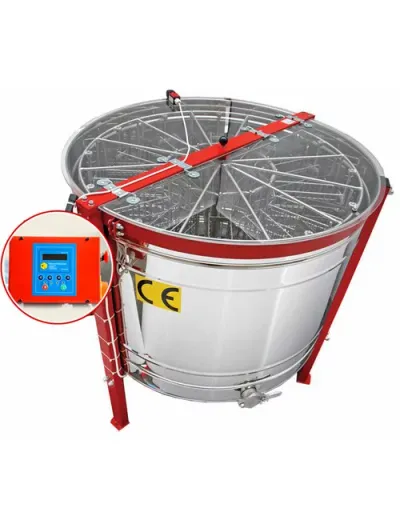 Centrifuga apicola reversibila inox 8 rame cuib electrica 220V Ø 1200 mm full automat Lyson