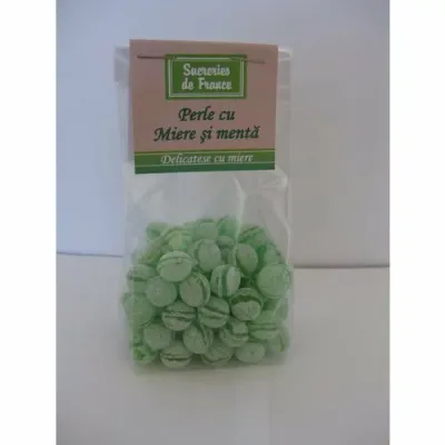 PERLE CU MIERE SI MENTA- Apidava, 100g