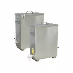 Topitor pentru ceara cu pereti dubli, din inox, pentru fabricarea lumanarilor, Lyson picture - 1