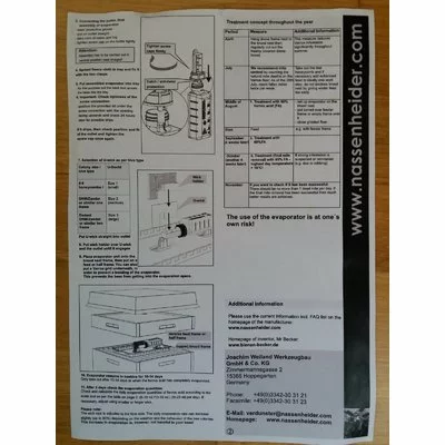 Vaporizator Acid Formic Profesional 290ml Nassenheider picture - 6