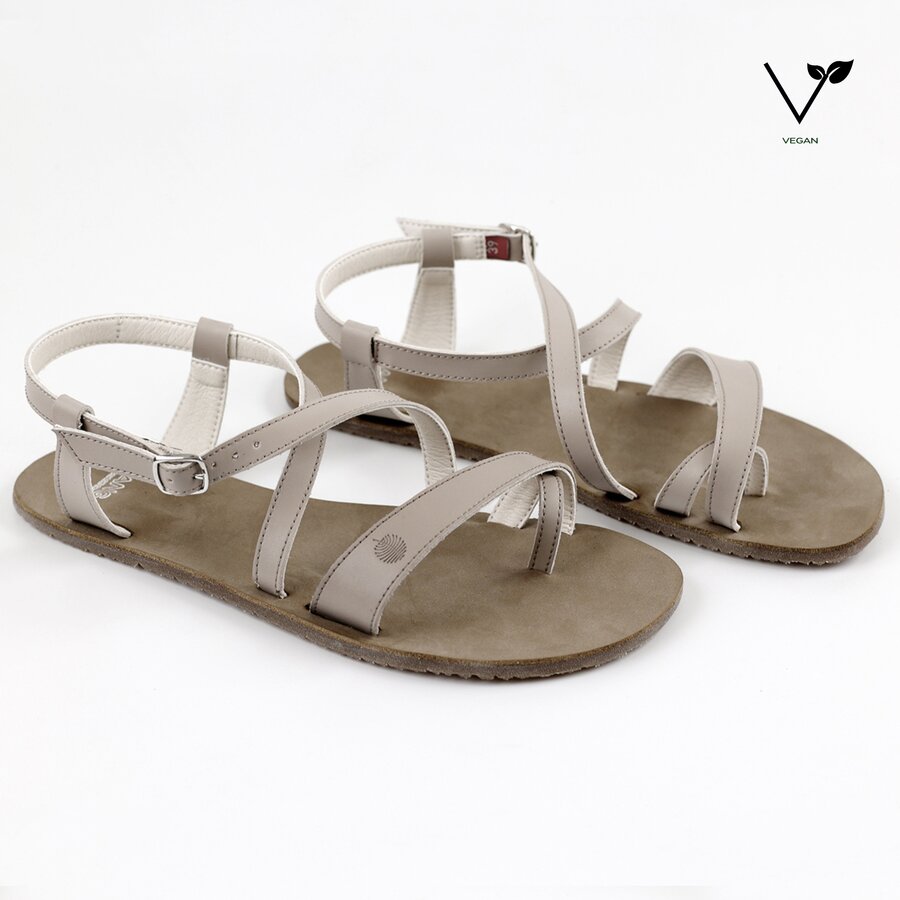 Sandale vegane SELENE - Taupe Sandale vegane SELENE - Taupe