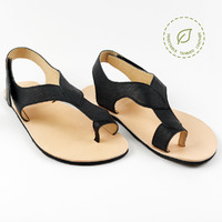 Barefoot sandals SOUL V2 - Charcoal 39 EU