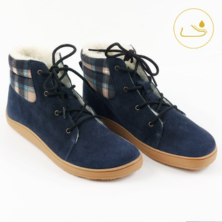Barefoot boots BEETLE - Blue 30-39 EU