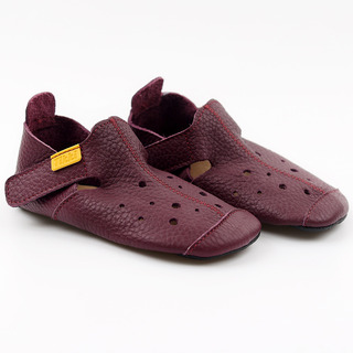 Ziggy V2 leather – Plum 18-23 EU picture - 2