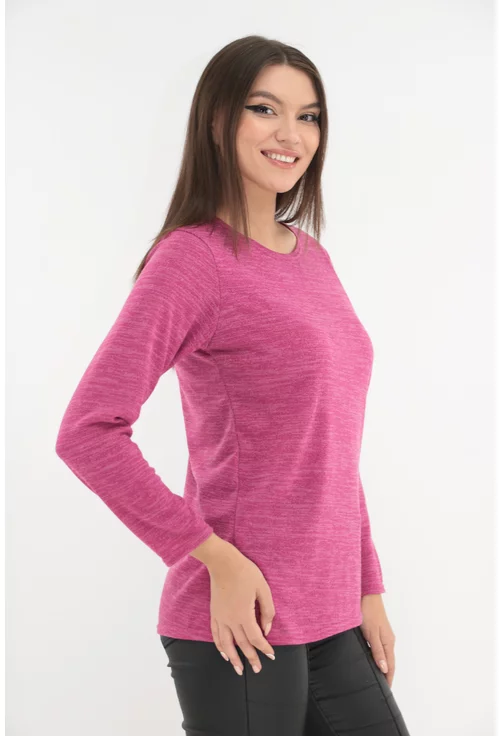 Bluza din jerse fin roz
