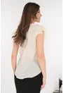 Bluza eleganta din voal ivory