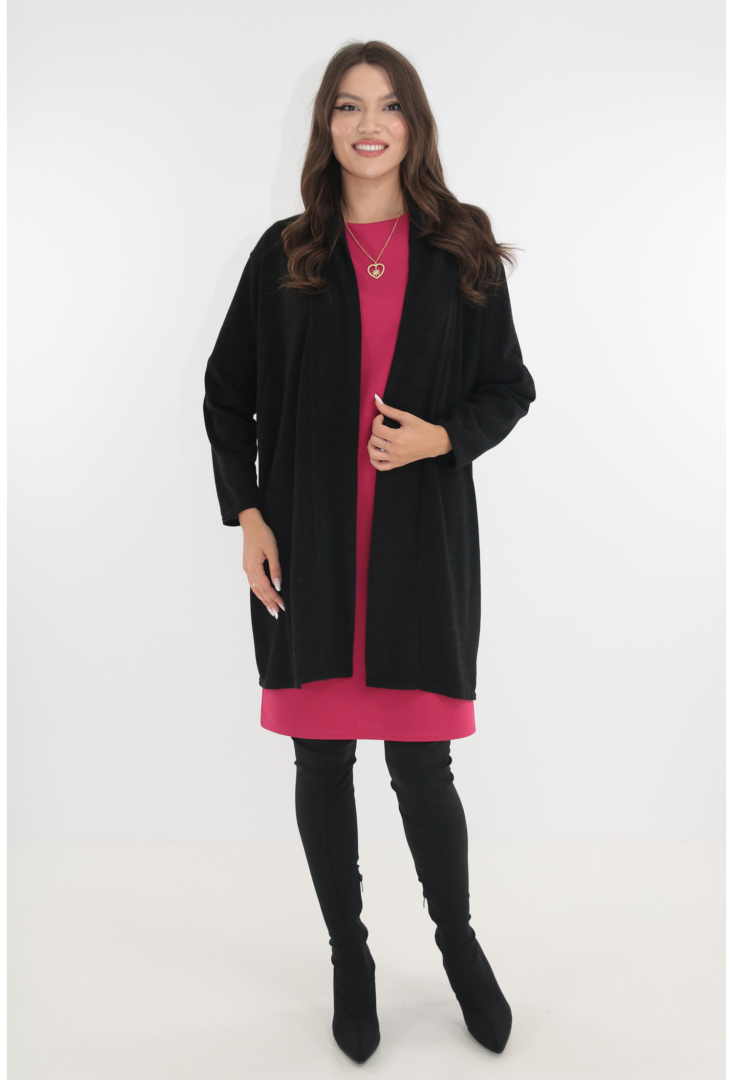 Cardigan tricotat negru