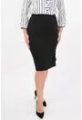 Fusta conica neagra din jerse