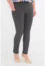 Pantaloni casual gri din jerse