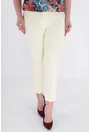 Pantaloni conici 7/8 galbeni pai