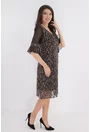 Rochie din dantela cu print floral
