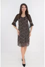 Rochie din dantela cu print floral