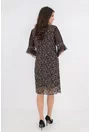 Rochie din dantela cu print floral
