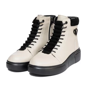 Ghete damă din piele naturală - 3306 Taupe Box