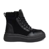 Ghete damă din piele naturală - 3307 Negru Box