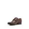 Pantofi barbati Derby din piele naturala, Leofex - 690 maro box