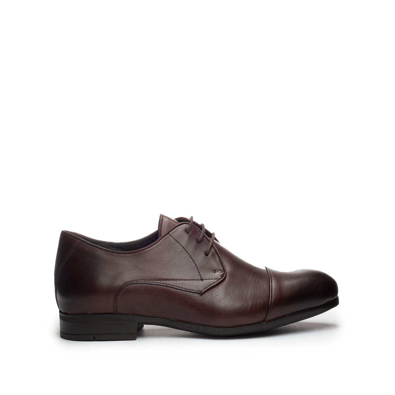 Pantofi barbati eleganti din piele naturala, Leofex- Mostra 890-1 Red Wood
