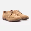 Pantofi casual bărbați din piele naturală - 4010 Bej Velur