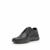 Pantofi casual barbati din piele naturala,Leofex - 594 Negru Box