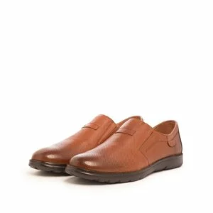 Pantofi casual barbati din piele naturala, Leofex - 623 Cognac box