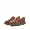 Pantofi casual barbati din piele naturala, Leofex - 623 Red wood box
