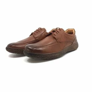 Pantofi casual barbati din piele naturala,Leofex - Mostra Matei 5 cognac box