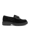 Pantofi casual damă din piele naturală, Karisma - 4426 Negru velur