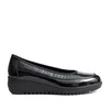 Pantofi casual damă din piele naturală, Karisma - 4428 Negru Naplac