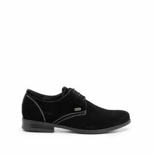 Pantofi copii din piele naturala, Leofex  - 578 negru velur