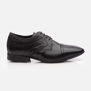 Pantofi eleganți bărbați din piele naturală - 3110 Negru Box