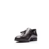 Pantofi eleganti barbati din piele naturala cu ciucuri, Leofex - 899 Negru Box