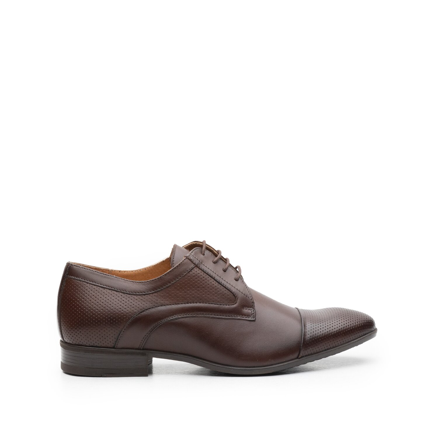 Pantofi eleganti barbati din piele naturala, Leofex - 113 maro box