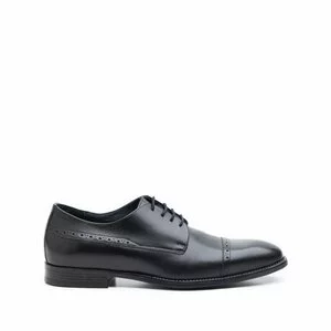 Pantofi eleganti barbati din piele naturala,Leofex - 510 negru box