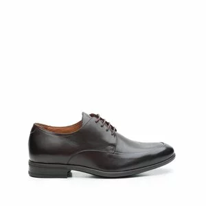 Pantofi eleganti barbati din piele naturala Leofex - 577 Mogano Box