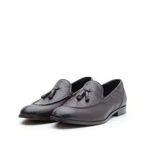 Pantofi eleganti barbati din piele naturala, Leofex - 588-1 Maro box