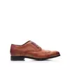 Pantofi eleganţi bărbaţi din piele naturală,  Leofex - 659 Cognac Box