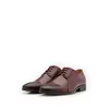 Pantofi eleganti barbati din piele naturala,Leofex-743* Visiniu Box
