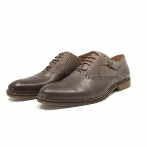 Pantofi eleganti barbati din piele naturala,Leofex - 824  gri box