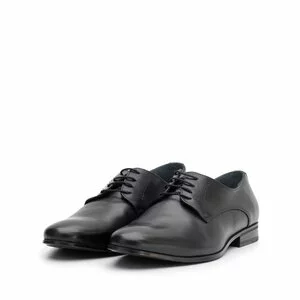 Pantofi eleganti barbati din piele naturala,Leofex - 831 negru box